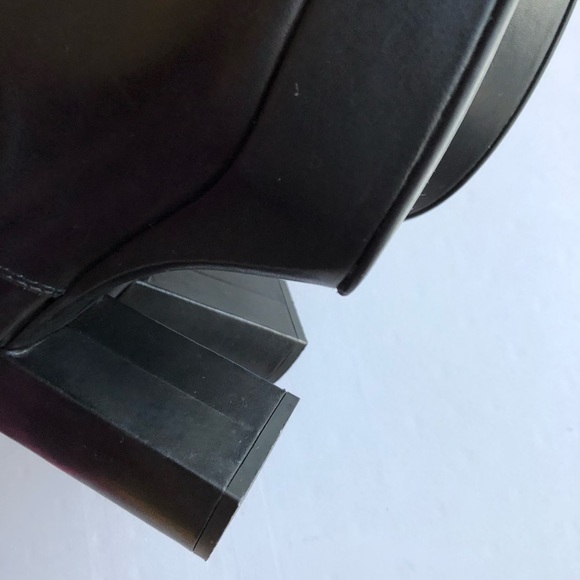 ACNE STUDIOS LEATHER PLATFORM BOOTS - Picture 5 of 16